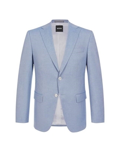 Пиджак из хлопка и вискозы Boss
