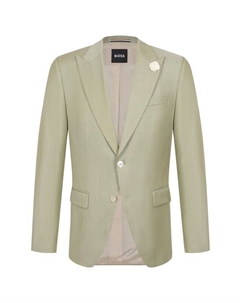 Пиджак из шерсти и вискозы Boss