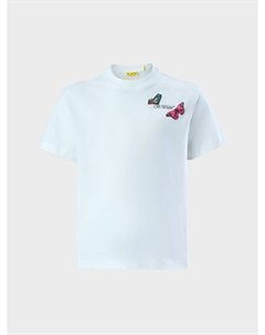 Футболка с лого и принтом "бабочки" Off-white