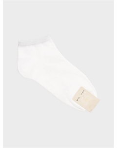 Носки с серебристой резинкой, белые Story loris
