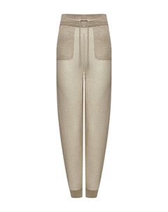 Джоггеры с накладными карманами, кремовые Panicale