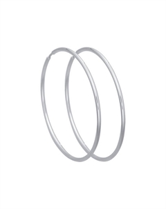 Серьги конго из белого золота Sokolov