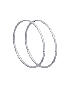 Серьги конго из белого золота Sokolov