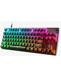 Клавиатура Apex 9 TKL 64847 US механическая черная USB Multimedia for gamer LED (подставка для запястий) Steelseries