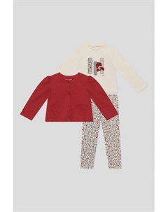 Комплект из кардигана, футболки и легинсов Mayoral