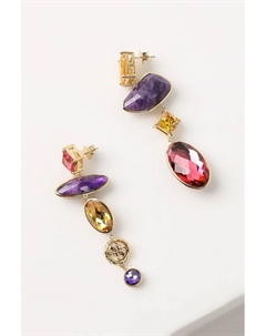 Серьги-пусеты с кристаллами Guess