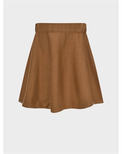 Юбка из вискозы, коричневая Ermanno scervino