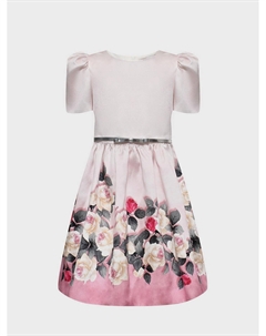 Платье с принтом "розы" Monnalisa