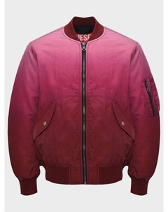 Куртка-бомбер с градиентным принтом, розовая Diesel