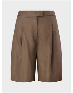 Бермуды льняные, коричневые Panicale
