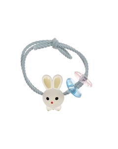 Резинка для волос, голубая с зайчиком Tais