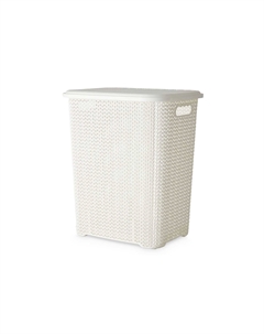 Корзина для белья с крышкой Вязь 206006 Hoff