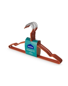 Набор вешалок для одежды Rainbow, оранжевый Mitte