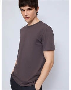 Футболка из хлопка с круглым вырезом Zolla