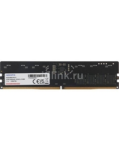 Оперативная память AD5U560016G-S DDR5 - 1x 16ГБ 5600МГц, DIMM, Ret Adata