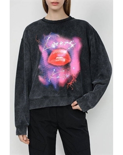 Свитшот оверсайз кроя с принтом Hugo