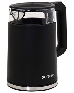 Чайник электрический Oursson KE1732W/BL, черный