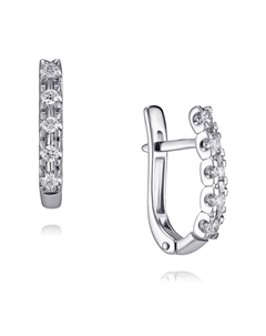 Серьги из золота Адамас