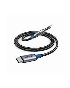 Кабель USB Type-C(M)-Jack 3.5mm(M), 1 м, серый UGREEN CM734 (35056) Ugreen