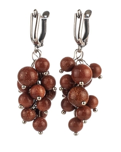 Серьги Бусики-колечки