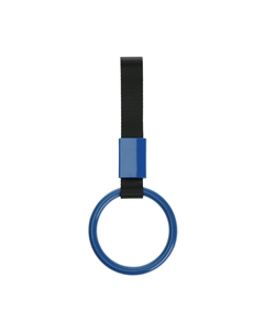 Подвеска цурикава, jdm, синий, пластик, кольцо 10 см Nobrand