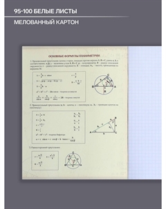 Предметная тетрадь по геометрии Calligrata