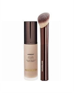 Набор для лица Тональная основа Soft Glow + Кисть Hourglass