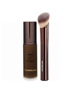 Набор для лица Тональная основа Soft Glow + Кисть Hourglass