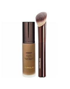 Набор для лица Тональная основа Soft Glow + Кисть Hourglass