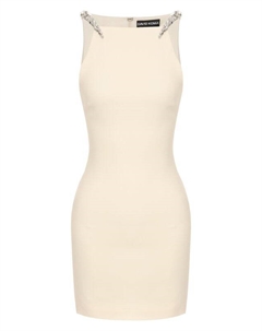 Платье с отделкой стразами David koma