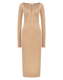 Платье из шелка и хлопка Mvst