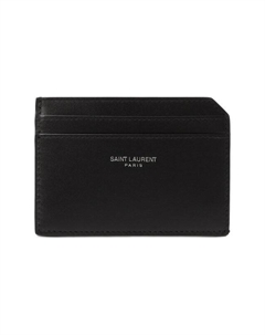 Кожаный футляр для кредитных карт Saint laurent