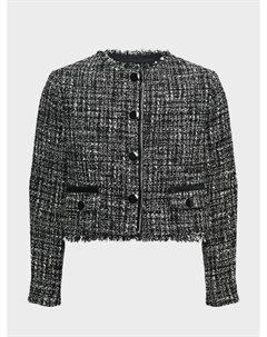 Пиджак с отделкой карманов и планки, серый Monnalisa