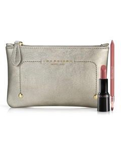 Набор для макияжа губ: помада + карандаш + косметичка Collistar