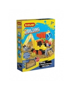 Конструктор "Building Kinetic" набор с трактором и грузовик Кроха 756 Bauer