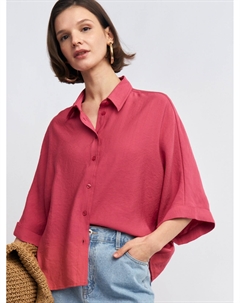 Рубашка из вискозы с коротким рукавом Zolla