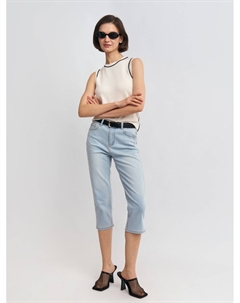 Джинсовые бриджи со средней посадкой Zolla