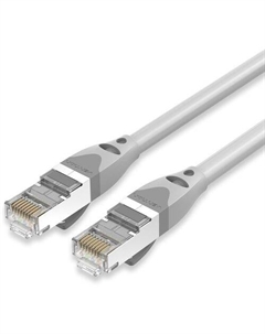 Патч-корд VENTION IBHHH литой (molded), STP, кат.6A, 2м, 4 пары, 24AWG, медь, многожильный, серый Vention