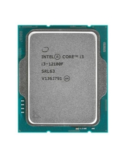 Процессор Intel Core i3-12100F, 3.3ГГц, (Turbo 4.3ГГц), 4-ядерный, 12МБ, LGA1700, OEM