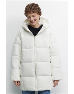 Куртка-пуховик стеганая удлиненная с капюшоном Befree