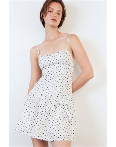 Платье-сарафан мини с воланом и бантиками Befree