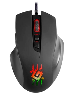Проводная игровая мышь Defender Wolverine GM-700L, RGB, 7кнопок, 12800dpi