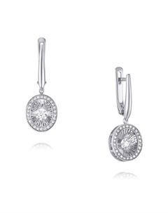 Серьги из золота Адамас