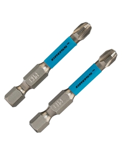 Набор бит торсионных 11487, PH3x50 мм, для ударных шуруповертов, 2 шт Gross