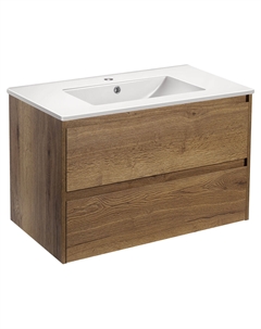 Тумба под раковину Gio 80 см VMC-2G800TO дуб табак Vincea