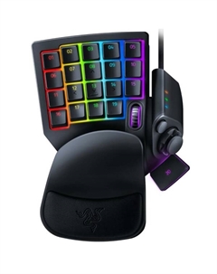 Клавиатура проводная Tartarus Pro, аналогово-оптическая, оптико-механические, подсветка, USB, черный (RZ07-03110100-R3M1) Razer