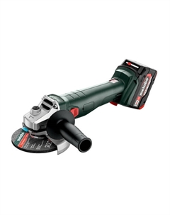 Аккумуляторная угловая шлифовальная машина W 18 L 9-125 2*4Ач 602247510 Metabo
