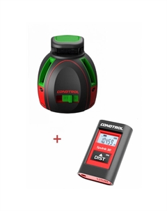 Нивелир лазерный Unix 360 Green Pro и дальномер Sputnik 30 1-2-176 Condtrol