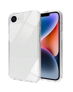 Чехол-накладка Keephone Hybrid для Apple iPhone 16e пластиковый (прозрачный)