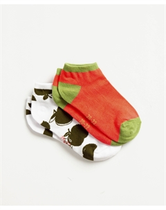 Носки короткие 2 пары для девочки Button blue